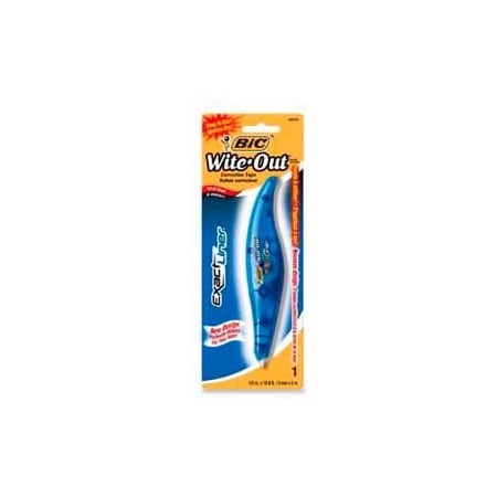 Bic Bic Wite-Out Exact Liner Correction Tape Pen, 1/5 in x 238 in, White, 1 Pack WOELP11